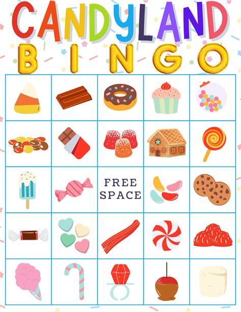 Bingo Candy Game.